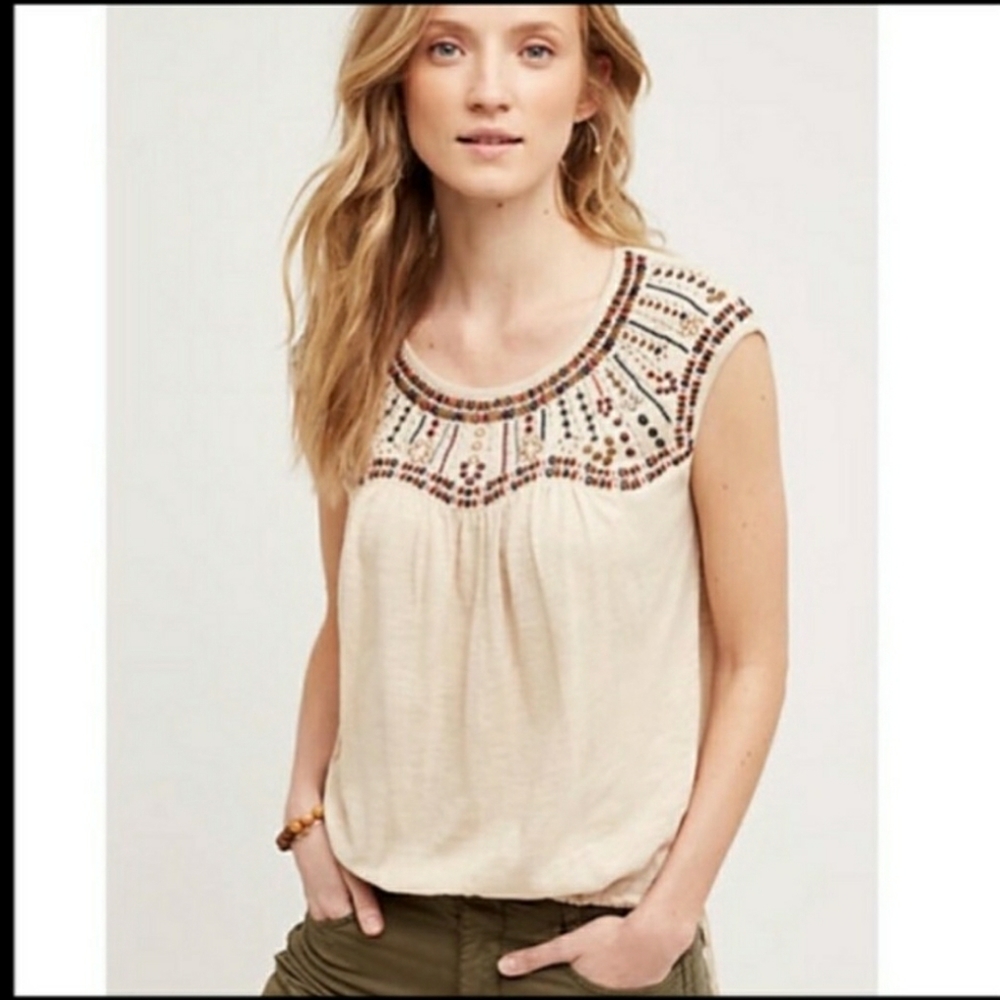 Akemi + Kin Mirabelle Embroidered Boho top